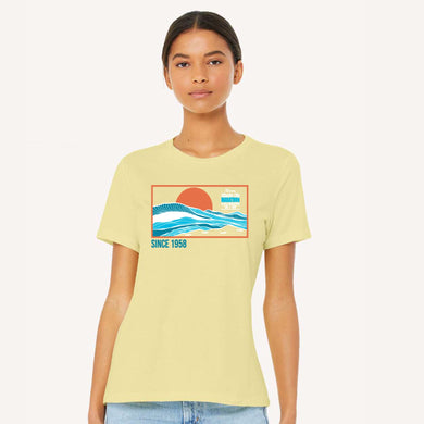 ACM Women's Relaxed Tee -French Vanilla- Waterfront