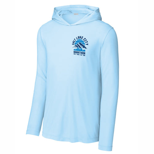 SLC Marathon Adult LS Tech Sun Hoody -Light Blue- LCP