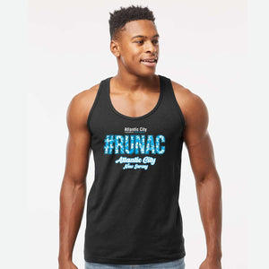 Atlantic City Marathon Men's Jersey Tank -Black- #RUNAC