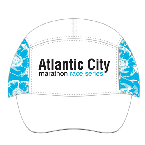 Atlantic City Marathon Cap - Tech -Black- Floral