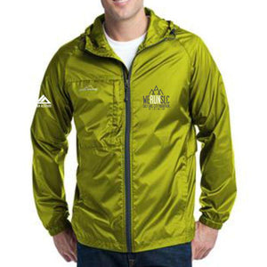 'Left Chest Embroidery' Men's Tech Zip Jacket - Pear Green by Eddie Bauer