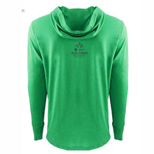'Peaks' Adult Tri-Blend Lightweight Hoody - Envy Green