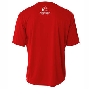'SLC' Men's Tech SS Tee - Scarlet