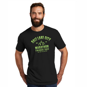 SLC Marathon Men's Triblend Tee -Black- Finisher 2022